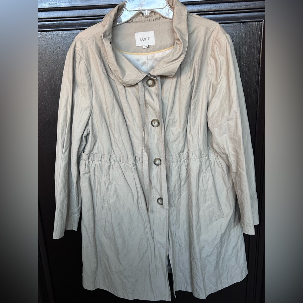 LOFT coat with pockets. Size XL